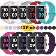 [아마존베스트]DaQin Band Compatible with Apple Watch 38mm 42mm for Women and Men, Sport Replacement Wristbands for iWatch Series 3 Series 2 Series 1, S/M, M/L