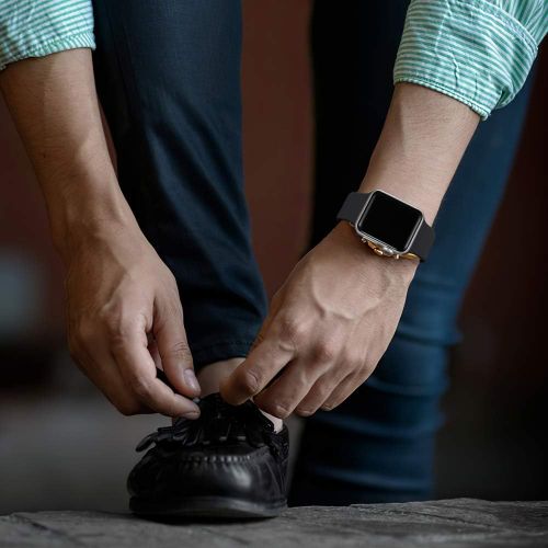 [아마존베스트]DaQin Band Compatible with Apple Watch 38mm 42mm for Women and Men, Sport Replacement Wristbands for iWatch Series 3 Series 2 Series 1, S/M, M/L