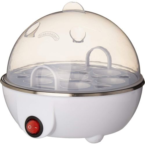  [아마존베스트]DaRiteBrand Easy Mornings Rapid Egg Cooker: 7 Egg Capacity Electric Egg Cooker for Hard Boiled Eggs, Poached Eggs, with Auto Shut Off Feature -Pink