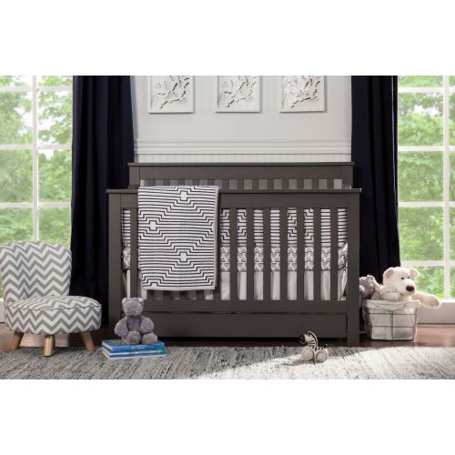  DaVinci Baby DaVinci Piedmont 4-in-1 Convertible Crib with Toddler Bed Conversion Kit in Slate Finish