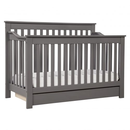  DaVinci Baby DaVinci Piedmont 4-in-1 Convertible Crib with Toddler Bed Conversion Kit in Slate Finish