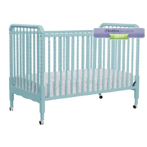  DaVinci Jenny Lind 3-in-1 Convertible Portable Crib in Fog Grey - 4 Adjustable Mattress Positions,...