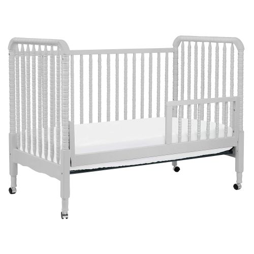  DaVinci Jenny Lind 3-in-1 Convertible Portable Crib in Fog Grey - 4 Adjustable Mattress Positions,...