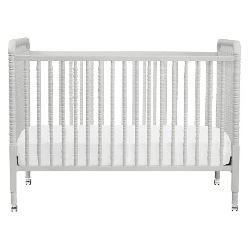  DaVinci Jenny Lind 3-in-1 Convertible Portable Crib in Fog Grey - 4 Adjustable Mattress Positions,...