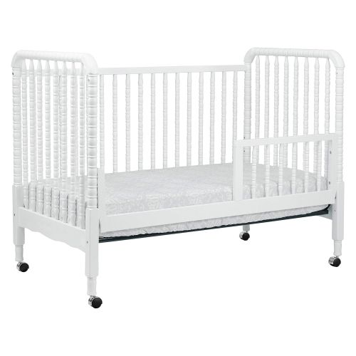  DaVinci Jenny Lind 3-in-1 Convertible Portable Crib in Fog Grey - 4 Adjustable Mattress Positions,...