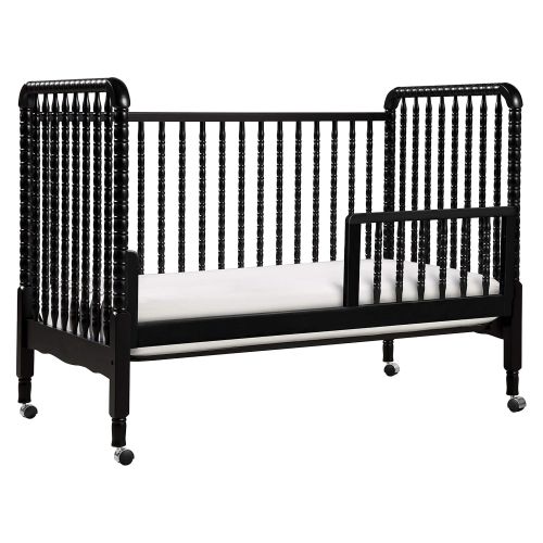  DaVinci Jenny Lind 3-in-1 Convertible Portable Crib in Fog Grey - 4 Adjustable Mattress Positions,...