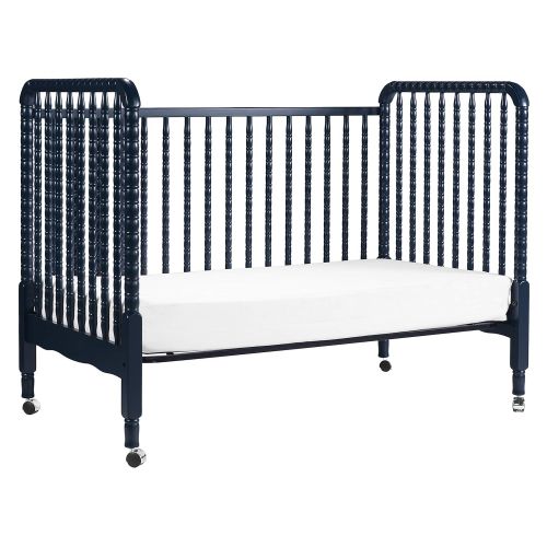  DaVinci Jenny Lind 3-in-1 Convertible Portable Crib in Fog Grey - 4 Adjustable Mattress Positions,...