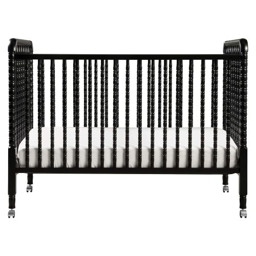  DaVinci Jenny Lind 3-in-1 Convertible Portable Crib in Fog Grey - 4 Adjustable Mattress Positions,...