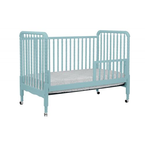  DaVinci Jenny Lind 3-in-1 Convertible Portable Crib in Fog Grey - 4 Adjustable Mattress Positions,...