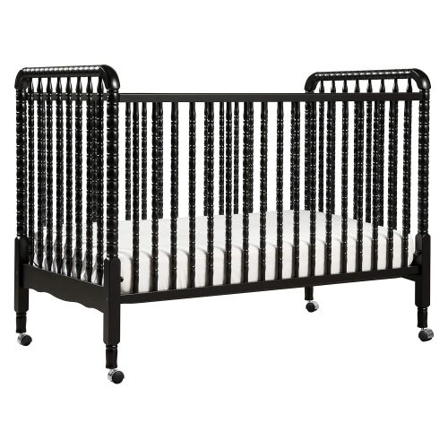  DaVinci Jenny Lind 3-in-1 Convertible Portable Crib in Fog Grey - 4 Adjustable Mattress Positions,...