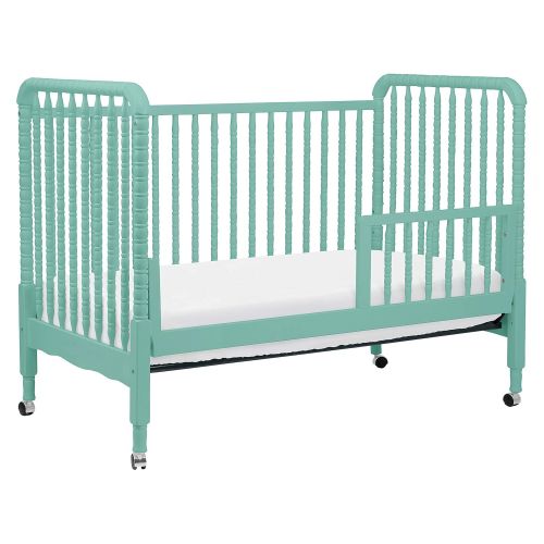  DaVinci Jenny Lind 3-in-1 Convertible Portable Crib in Fog Grey - 4 Adjustable Mattress Positions,...