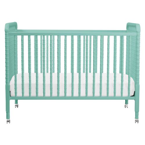  DaVinci Jenny Lind 3-in-1 Convertible Portable Crib in Fog Grey - 4 Adjustable Mattress Positions,...