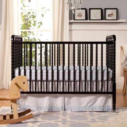  DaVinci Jenny Lind 3-in-1 Convertible Portable Crib in Fog Grey - 4 Adjustable Mattress Positions,...