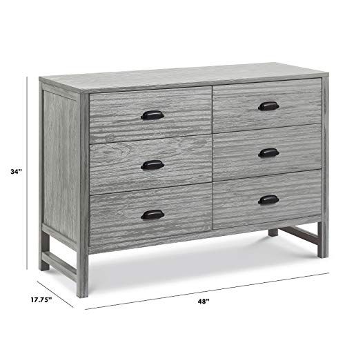  DaVinci Fairway 6-Drawer Double Dresser, Cottage Grey
