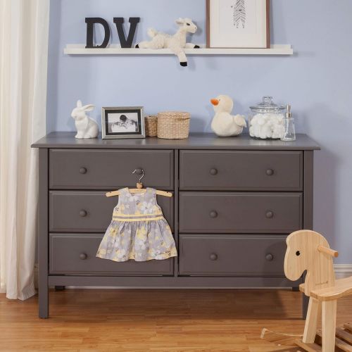  DaVinci Davinci Jayden 6 Drawer Double Dresser, White