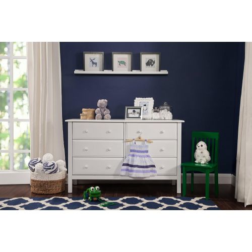  DaVinci Davinci Jayden 6 Drawer Double Dresser, White