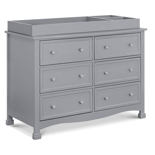  DaVinci Kalani 6 Drawer Double Wide Dresser, Espresso