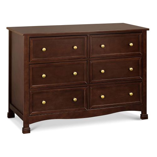  DaVinci Kalani 6 Drawer Double Wide Dresser, Espresso