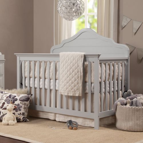  DaVinci Baby DaVinci Flora 4-in-1 Convertible Crib in Fog Grey