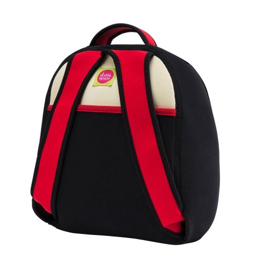  Dabbawalla Bags Preschool & Toddler Panda Backpack, Black/White