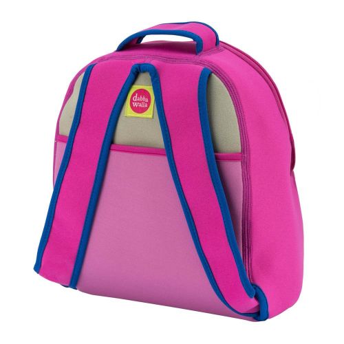  Dabbawalla Bags Blushing Pink Monkey Kids Toddler & Preschool Backpack Pink/Grey