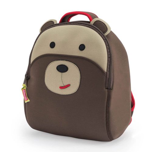  Dabbawalla Bags Preschool and Toddler Bear Backpack, Brown