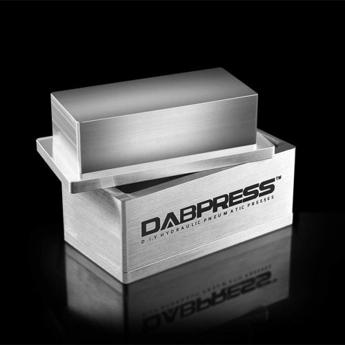  Dabpress 2x4 Inch Rectanglular Pre Press Mold - Made of Food Grade Anodized Aluminum - Pair It with 2-Inch Width Mesh Bags