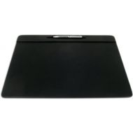 Dacasso Black Leather Conference Table Pad with Pen Well, 17 by 14-Inch