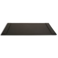 Dacasso Rustic Black Desk Pad with Side-Rails, 34 by 20-Inch
