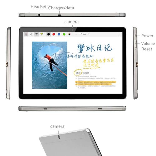  Dacawin Android7.1 Tablet PC,10.1 Inch IPS Screen MT6797 Deca Core 2.1GHz 4GB+64G Dual Band 2.4GHz  5.0GHz WiFi GPS Phablet Computer (Silver, VOYO i8 Max)