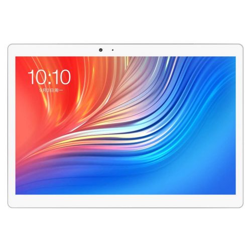  Dacawin 10.1 Inch 4G Tablet PC- Android7.0 MT6797 X27 Deca Core 64G+4G Dual Band WiFi Bluetooth 13.0MP GPS Network Fingerprint Locking Phablet Computer,Support Multi-Networks (Sliver, Tecl