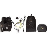 [아마존베스트]Dacor Nautica XVI BC Pacer Plus X6 Air Complete Regulator Package with Scuba Gear Bag, Black, Medium