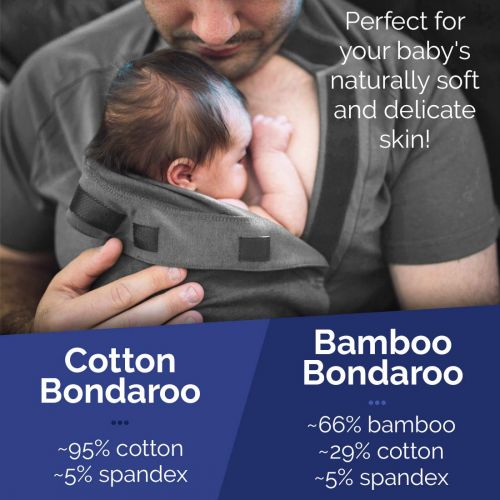  DadWare Bamboo Bondaroo Skin to Skin Kangaroo Care Bonding T-Shirt (M) Navy Blue