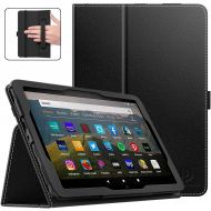 [아마존베스트]Dadanism Case for All-New Kindle Fire HD 8 Tablet(10th Generation 2020 Release) & Fire HD 8 Plus, Premium PU Leather Lightweight Slim Smart Stand Cover with Auto Wake/Sleep - Black