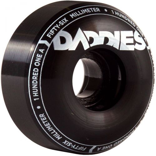 Daddies Board Shop Well Skateboard Wheels 56mm 101a - Black