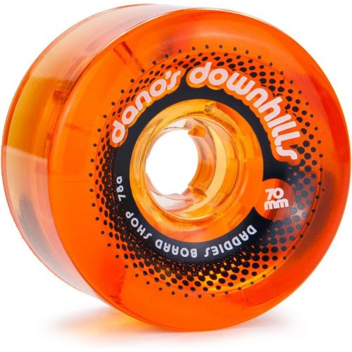  Daddies Board Shop Danos Downhills Longboard Wheels 70mm 78a Amber