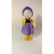 /DaeumelinchenPuppe Berit, Waldorf inspired doll, about30cm (11.8 inches) high, including 2 sets of full outfit and a shopper bag