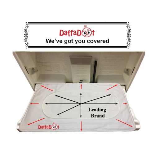  DaffaDoot Luxurious Changing Pad Liner, WaterProof, Plush, Hypoallergenic, Machine Washable/Dryable, Perfect on the Changing Table, as a Travel Changing Mat, or...