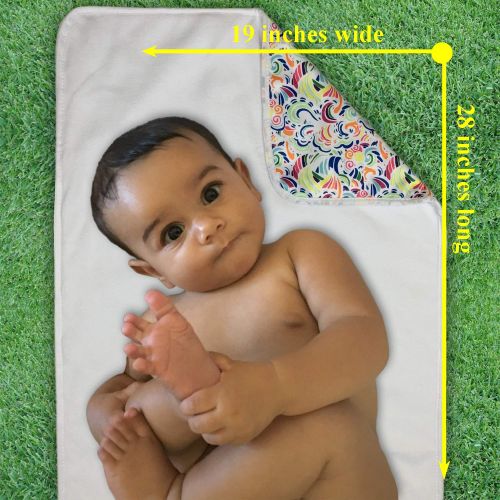  DaffaDoot Luxurious Changing Pad Liner, WaterProof, Plush, Hypoallergenic, Machine Washable/Dryable, Perfect on the Changing Table, as a Travel Changing Mat, or...