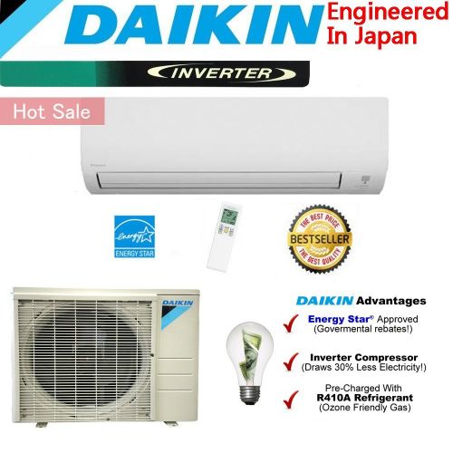  Daikin 18,000 BTU Ductless Mini Split Air Conditioner 2015  High EfficiencyHigh Energy SavingHigh Seer Inverter Air Conditioner Heating, Cooling, Dehumidification, Ventilation 1