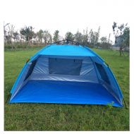 Daili Si Sun Shelter,Automatic Pop Up Instant Portable Outdoors Quick Cabana Beach Tent, Blue,Easy Pop Up Sun Shade