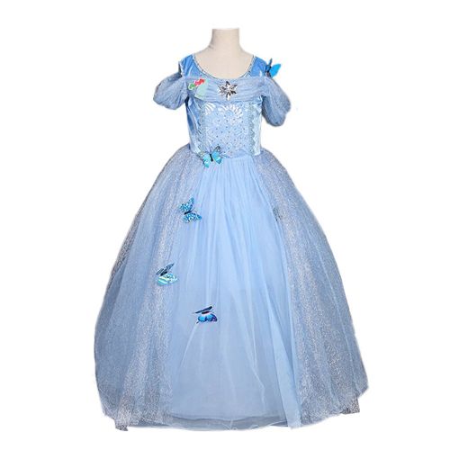 Daily Proposal C4 Cinderella Princess Dress Kids Girl Halloween Costume 3T-12 USA