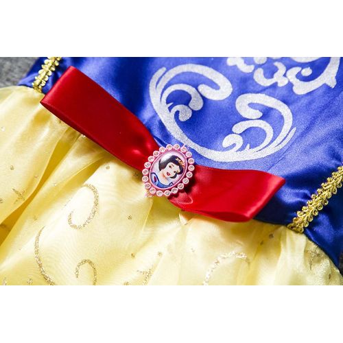  Daily Proposal SW1 Snow White Princess Dress Girl Halloween Costume 3T-12 USA