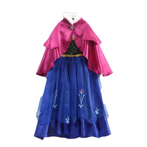  Daily Proposal FAW2 Anna Winter Embroidery Dress Halloween Costume Girl Size 2T-8 USA