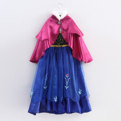  Daily Proposal FAW2 Anna Winter Embroidery Dress Halloween Costume Girl Size 2T-8 USA