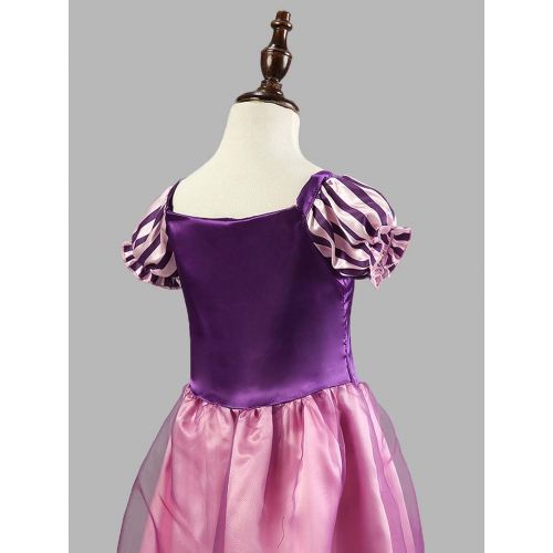  Daily Proposal RPZ1 Rapunzel Princess Dress Kids Girl Halloween Costume 2T-12 USA