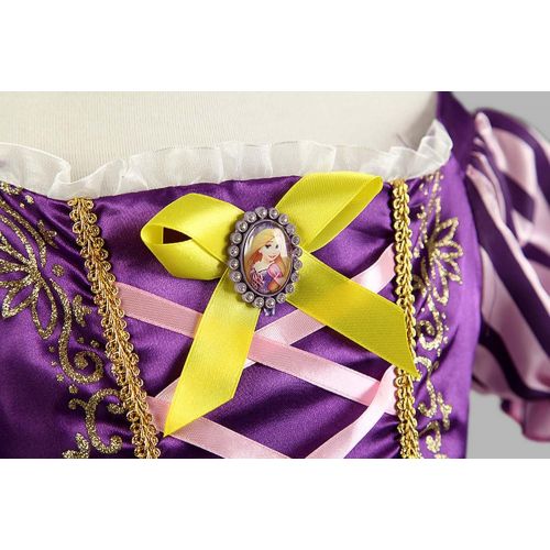  Daily Proposal RPZ1 Rapunzel Princess Dress Kids Girl Halloween Costume 2T-12 USA