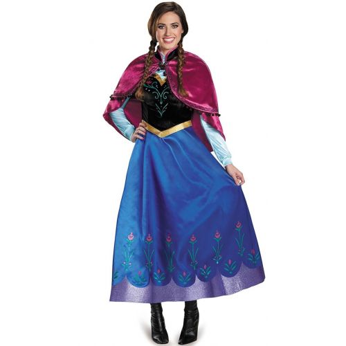  Daily Proposal AA2 Adult Anna Winter Dress Halloween Costume Cosplay Party PXS-PL USA