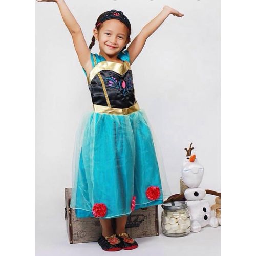  Daily Proposal Baby Girl Toddler Anna Coronation Dress Halloween Costume Size 9m-4T USA