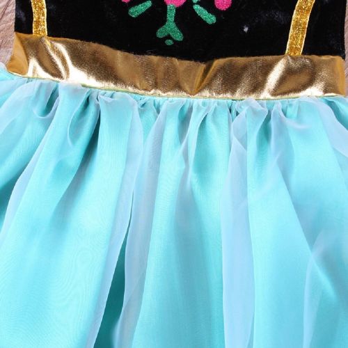  Daily Proposal Baby Girl Toddler Anna Coronation Dress Halloween Costume Size 9m-4T USA